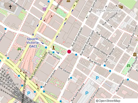 Location of Café Saint-Henri (Square-Victoria) at 690 Rue du Square-Victoria Suite 716, Montréal