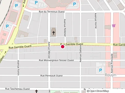 Location of Café Van Houtte at 109 Rue Gamble O, Rouyn-Noranda