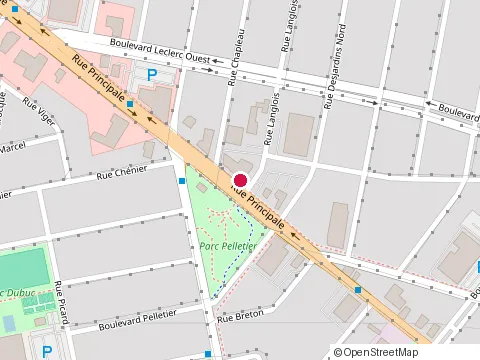 Location of Café Van Houtte at 605 Rue Principale, Granby