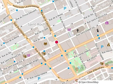 Location of Café Van Houtte at 395 Rue de la Couronne, Québec