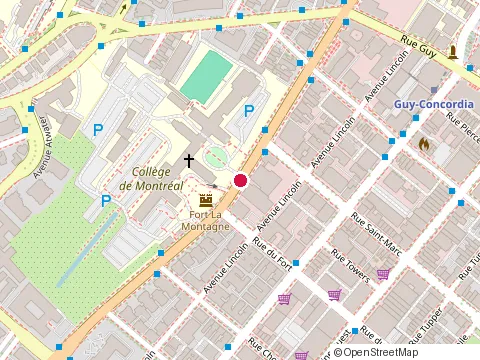 Location of Canpars, Montréal