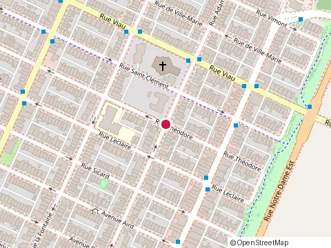 Emplacement de Capimmo au 4789 Rue Adam, Montréal