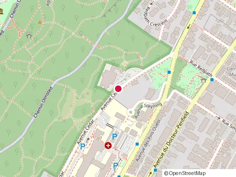 Location of Cedar Plaza Cromwell Management at 1745 Avenue Cedar, Montréal