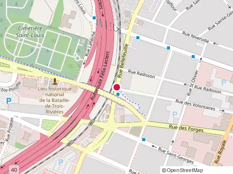 Location of Cénam - Clinique Multidisciplinaire at 725 A Rue des Volontaires, Trois-Rivières