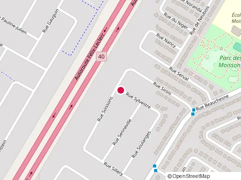 Location of Cénergie Groupe Inc. at 232 Rue Sylvestre, Repentigny
