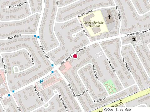 Location of Centre Bienvenue at 12694 boulevard Gouin O #206, Montréal
