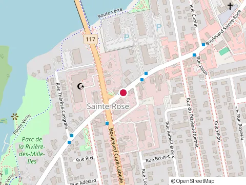 Location of Centre d`Implication Libre de Laval at 295 Bd Sainte-Rose, Laval