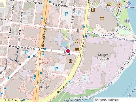 Location of Centre d'Accès A l'Information Juridique at 400-170 Rue de l'Hotel-de-Ville, Gatineau