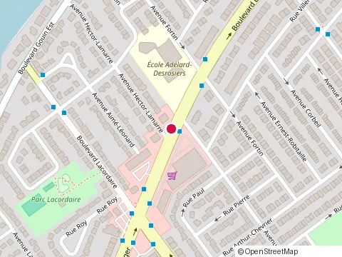 Location of Centre de Santé Dentaire-Léger at 5855 Boulevard Léger, Montréal-Nord