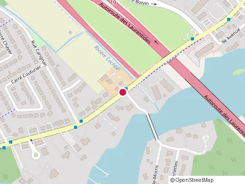 Location of Centre Dentaire Optima at 225 Chem. de la Grande-Côte, Boisbriand
