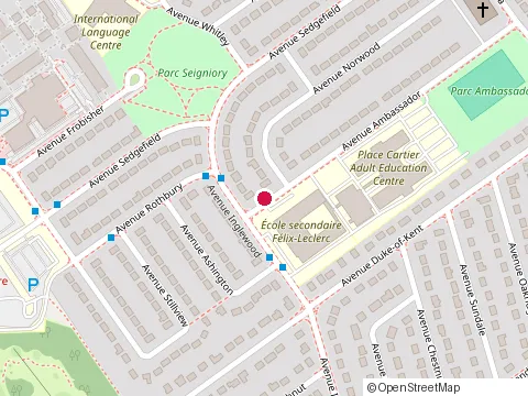 Location of Centre Felix-Leclerc St Thomas at 130 avenue Ambassador, Pointe-Claire
