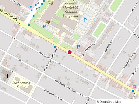 Location of Chalet Suisse Chicken & Ribs at 999 chemin de Chambly, Longueuil