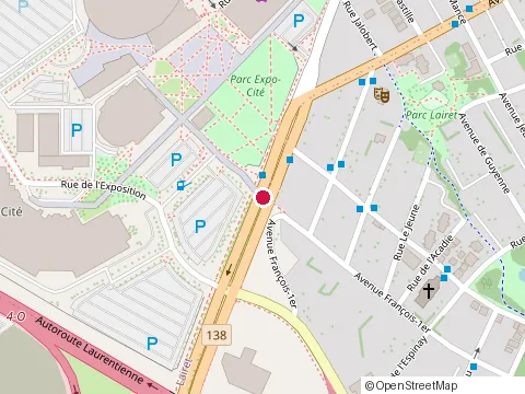 Location of Chalet Suisse Poulet & Cotes at 375 boulevard Wilfrid-Hamel, Québec