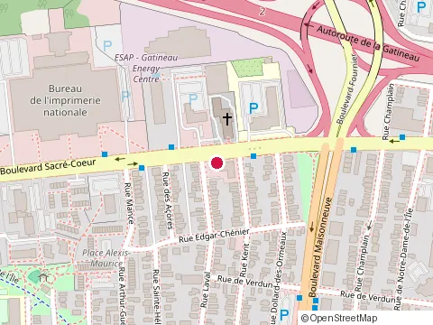 Location of Chambre Immobilière de l'Outaouais at 106 Bd Sacré-Coeur, Gatineau
