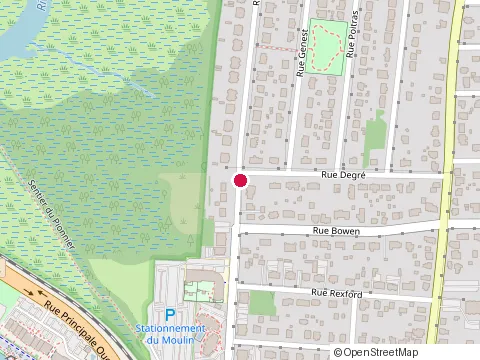Location of Chat du Moulinier at 101 Rue du Moulin, Magog
