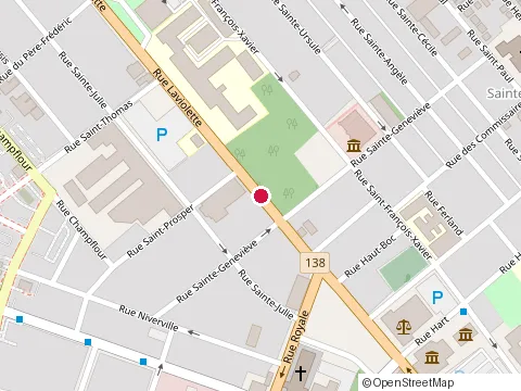 Location of Chirurgivision at 579 Rue Laviolette, Trois-Rivières