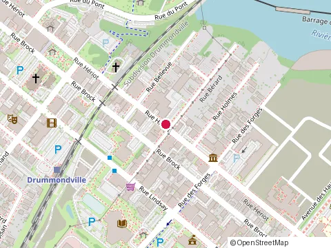 Location of Christine Pizza Inc at 321 Rue Heriot, Drummondville