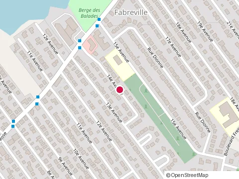 Location of Chsld de la Rive at 1050 Avenue 15, Laval