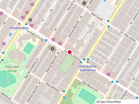 Location of Chsld Juif de Montréal - Jewish Eldercare Centre at 5725 avenue Victoria, Montréal