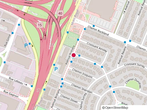 Location of Chsld Vigi Mont-Royal at 275 Avenue Brittany, Mont-Royal