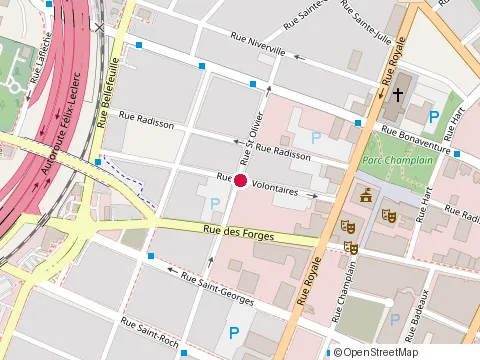 Location of Cinetic - Agence de Marque et Sites Web | Trois-Rivières at 445 Rue des Volontaires, Trois-Rivières