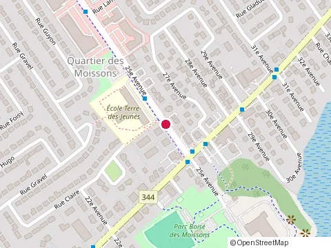 Location of Clinical Care Pharmacy Chez Pharmaprix at 179 25E Av, Saint-Eustache