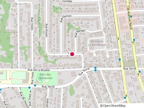 Location of Clinique d'Acupuncture Envol at 592 Rue Poulin, Sherbrooke
