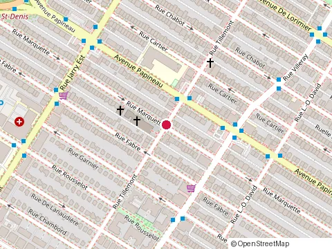 Location of Clinique Medicale Jeanne Mance at 7820 Rue Marquette, Montréal