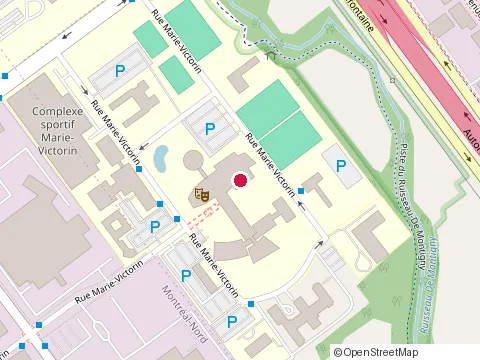 Location of Clinique Physio Marie-Victorin at Pavillon Champagnat 7125 Rue Marie-Victorin, Montréal