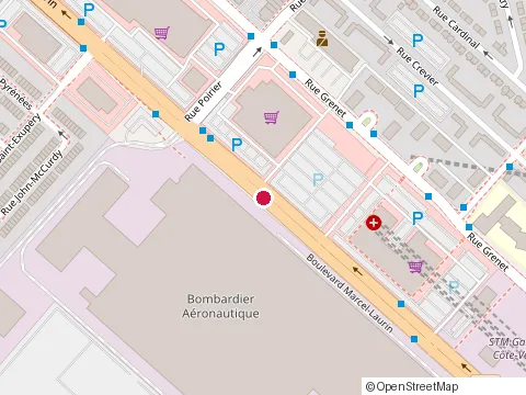 Location of Clinique Physiothérapie - Cmi Saint-Laurent at 2040 boulevard Marcel-Laurin #240, Montréal