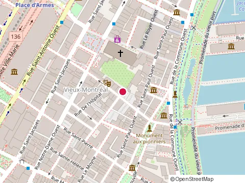 Location of Clinique Psy Etc. at 422 Saint Francois Xavier St, Montréal