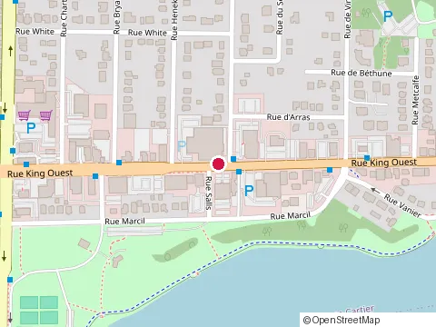 Location of Clinique Vaccination Servir Plus at 1474 Rue King O, Sherbrooke