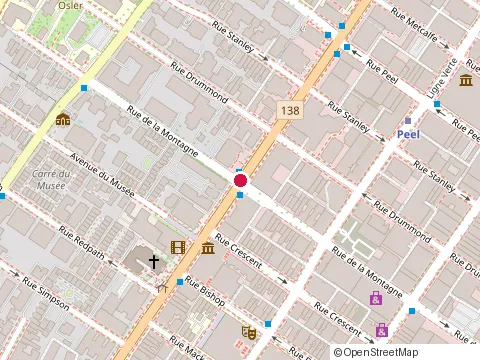 Location of Cloudraker at 1300 Sherbrooke St W Suite 600, Montréal