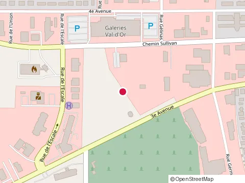 Location of Club Lounge at 1100 Rue de l'Escale, Val-d'Or