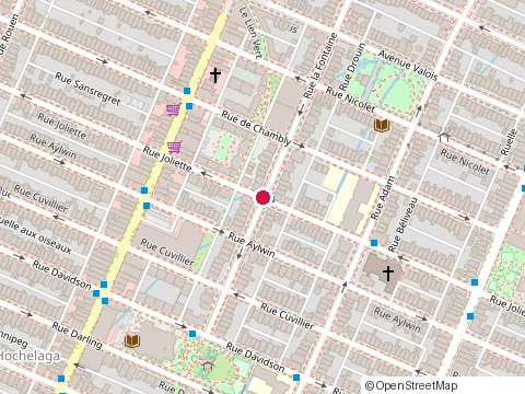Location of Co-Op d'Habitation Jolie at 1833 Rue Joliette, Montréal