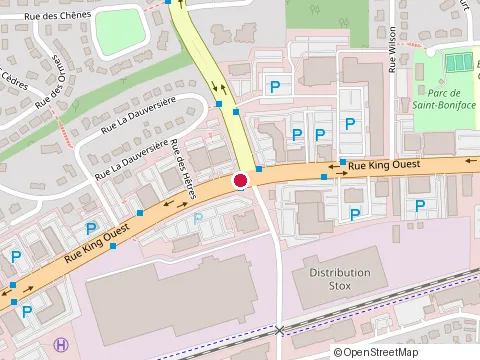 Location of Coco Loco Sherbrooke at 2680 Rue King Ouest, Sherbrooke