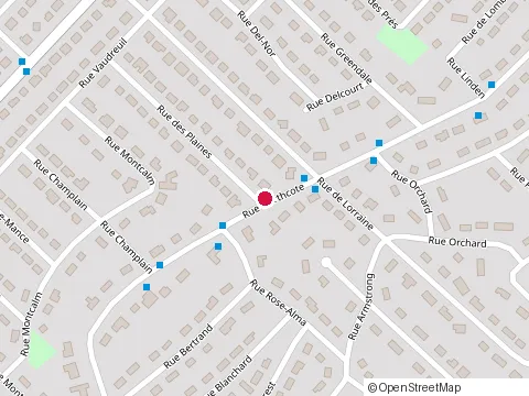 Location of Coffrages Duc Ltee at 419 Rue Northcote, Rosemere