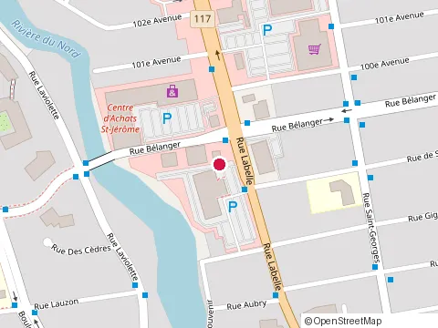 Location of Commission Scolaire at 995 Rue Labelle, Saint-Jérôme