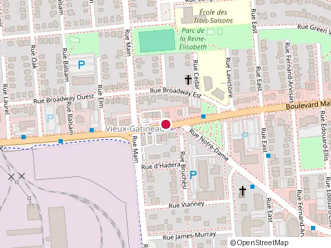 Location of Commission Scolaire des Draveurs at 69 Marengere, Gatineau
