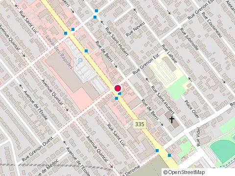 Location of Community Relay Laval at 111 Boulevard des Laurentides, Laval
