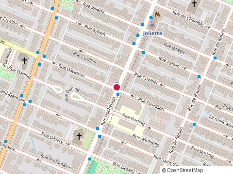 Location of Conceptions at 3325 Rue Hochelaga, Montréal