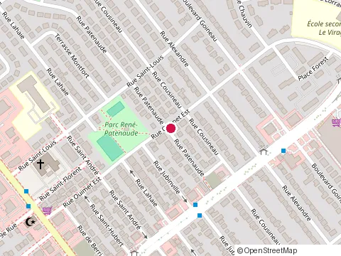 Location of Construction A Ouellet at 569 Rue Patenaude, Laval
