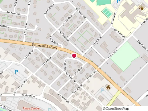 Location of Construction Andre Quirion at 335 114E St, Saint-Georges