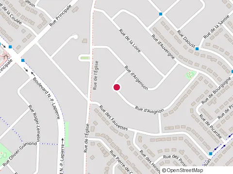 Location of Construction Dglp Ltee at 447 Rue des Hirondelles, Sainte-Julie