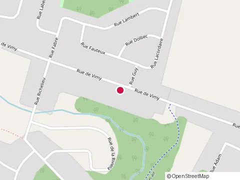Location of Construction Gauthier at 1266 Rue de Vimy, Chicoutimi