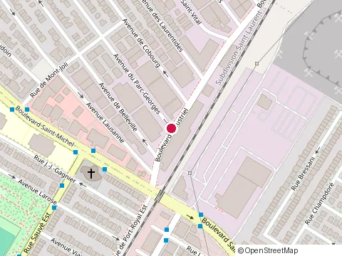 Location of Construction Gesmonde Ltée at 3600 boulevard Industriel, Montréal-Nord