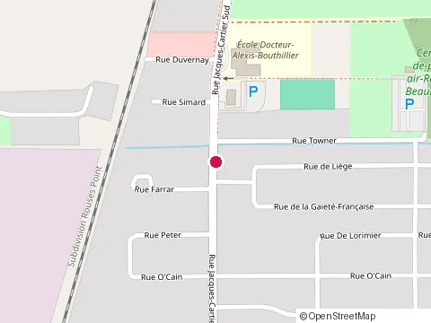 Location of Construction Serge Lapierre Inc at 170 Rue Jacques-Cartier N, Saint-Jean-sur-Richelieu