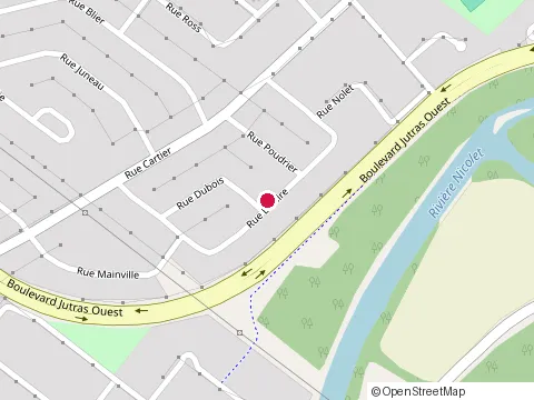 Location of Construction Serge Lemelin Inc at 45 Rue Dubois, Victoriaville