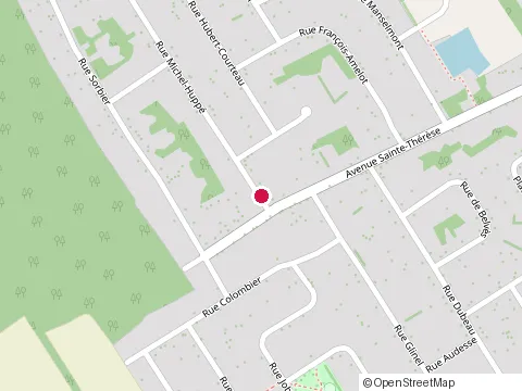 Location of Construction Spedec at 373 Avenue Ste Thérèse, Québec