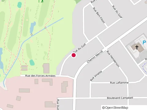 Location of Construction Tanguay at 124 Rue du Golf, Chibougamau